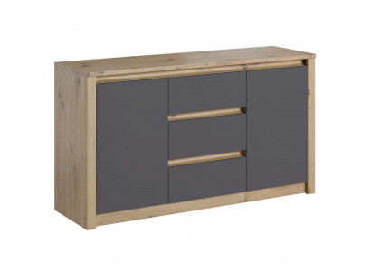 Wunnzëmmer Regal Holz Luxus Designer Komod Anrichte Säit Low Board Komod